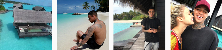 Gregory van der Wiel filmt vakantiebestemming met drone