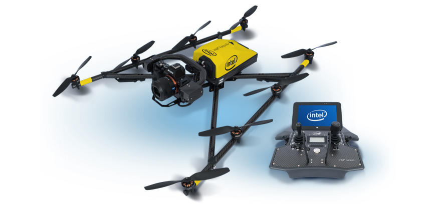 Intel doelt op commerciële markt met Falcon 8+ drone