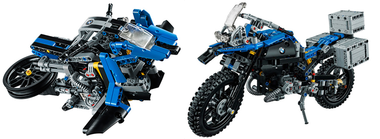 BMW en LEGO Technic bouwen vliegende motor