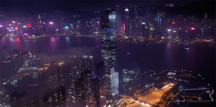 Ray Leung - DJI Mavic 2 Pro, Kowloon Night